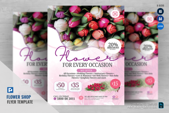 Download Flower for All Occasion Flyer - Premium Resources