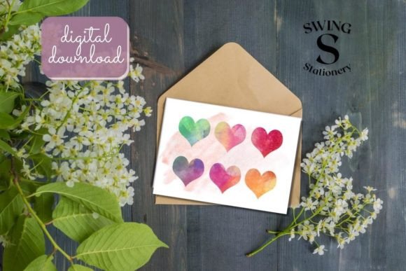 Download Valentine or All-occasion Hearts Card - Occasion Collection