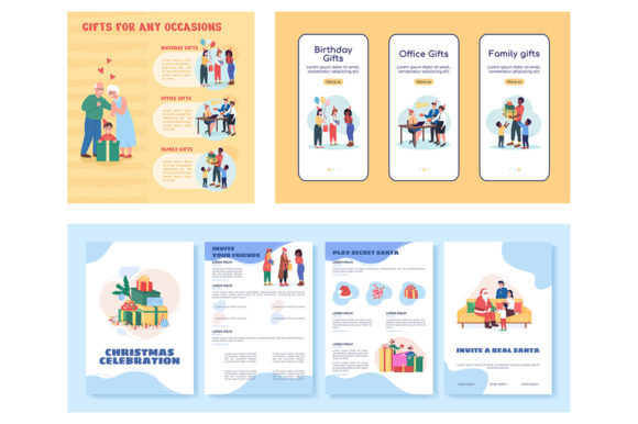 Download Gifts for Any Occasion Vector Templates - Premium Resources