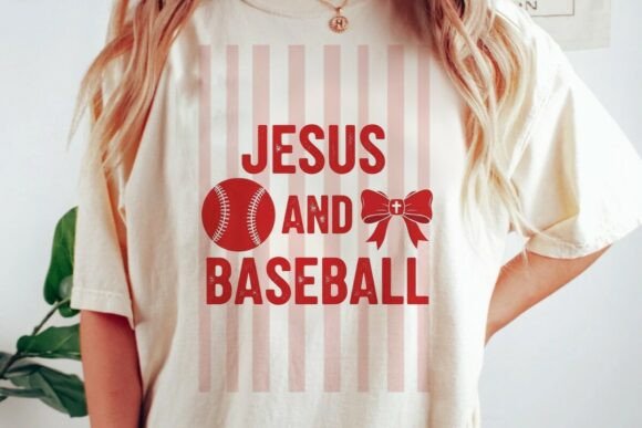 Download Jesus and Baseball Coquette Bow Png - Premium Resources